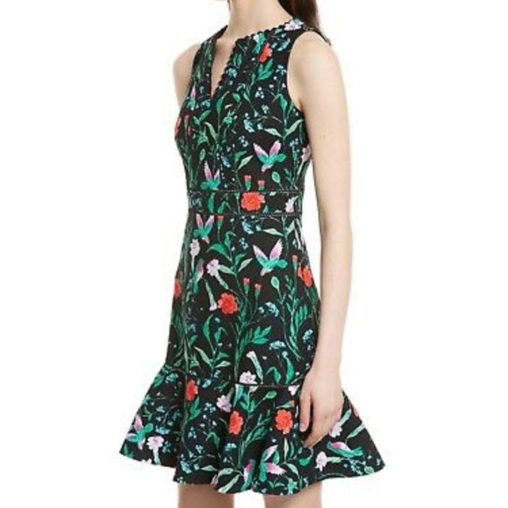Kate Spade STUNNING jardin hummingbird Dress